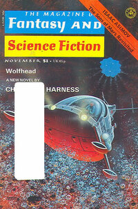 Fantasy & Science Fiction November 1977 magazine back issue cover image