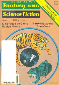 Fantasy & Science Fiction May 1978 magazine back issue cover image