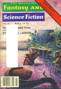 Fantasy & Science Fiction July 1978 magazine back issue cover image