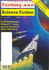 Fantasy & Science Fiction August 1978 magazine back issue cover image