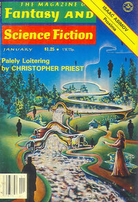 Fantasy & Science Fiction January 1979 magazine back issue cover image