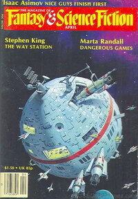 Fantasy & Science Fiction April 1980 magazine back issue cover image
