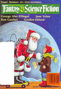 Isaac Asimov magazine cover appearance Fantasy & Science Fiction January 1981