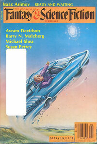 Isaac Asimov magazine cover appearance Fantasy & Science Fiction February 1983