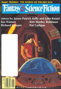 Isaac Asimov magazine cover appearance Fantasy & Science Fiction January 1984