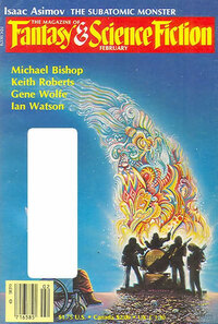 Isaac Asimov magazine cover appearance Fantasy & Science Fiction February 1984