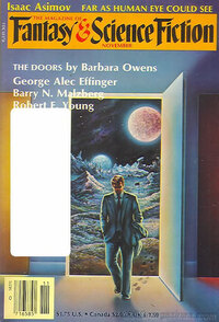 Fantasy & Science Fiction November 1984 magazine back issue cover image