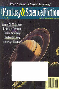 Isaac Asimov magazine cover appearance Fantasy & Science Fiction June 1988