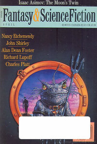 Fantasy & Science Fiction April 1989 magazine back issue cover image