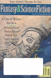Fantasy & Science Fiction November 1989 magazine back issue cover image