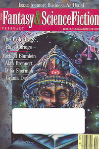 Isaac Asimov magazine cover appearance Fantasy & Science Fiction February 1990