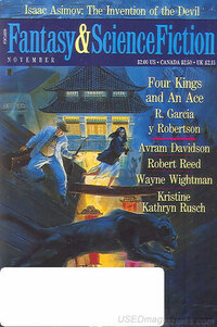 Isaac Asimov magazine cover appearance Fantasy & Science Fiction November 1990