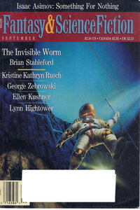 Isaac Asimov magazine cover appearance Fantasy & Science Fiction September 1991