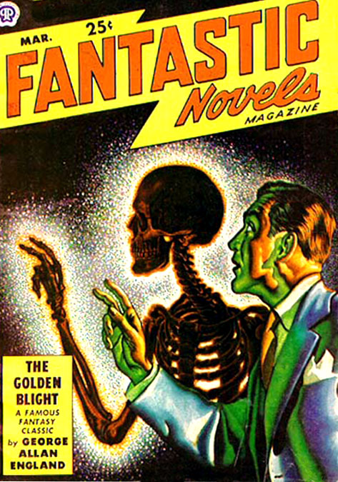 Fantastic Novels March 1949 magazine back issue Fantastic Novels magizine back copy 