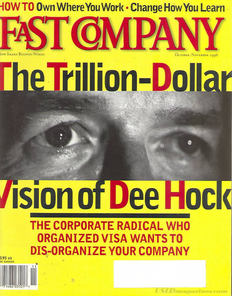 Fast Company October 1996, , The TrillionDollar Magazine, Compan