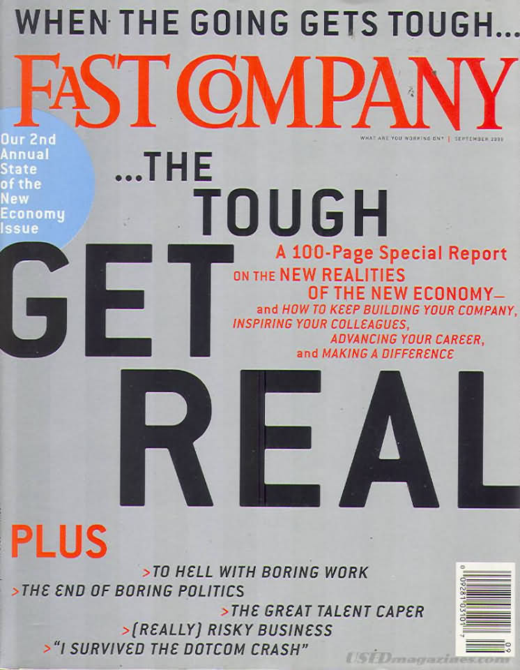 Fast Company September 2000, , When The Going Gets Tough Magazine