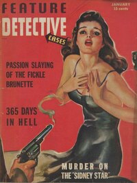 Feature Detective Cases January 1942 magazine back issue cover image
