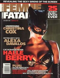 Halle Berry magazine cover appearance Femme Fatales Vol. 13 # 6