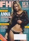 Anna Kournikova magazine cover appearance FHM # 25, September 2002