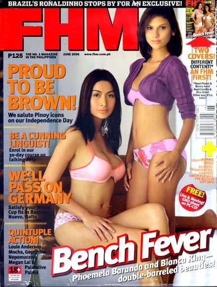 FHM (Philippines) June 2006 magazine back issue FHM (Philippines) magizine back copy 