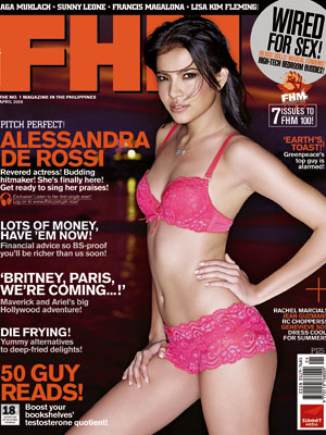 FHM (Philippines) April 2008 magazine back issue FHM (Philippines) magizine back copy 