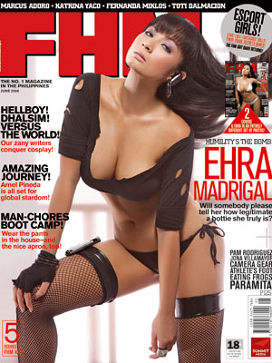 FHM (Philippines) June 2008 magazine back issue FHM (Philippines) magizine back copy 