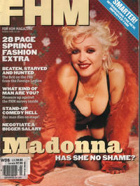 FHM UK March 1995 magazine back issue cover image