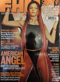 Charisma Carpenter magazine cover appearance FHM UK October 1999