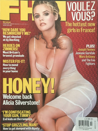 Alicia Silverstone magazine cover appearance FHM UK February 2000