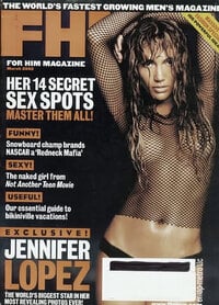 FHM UK March 2002 magazine back issue cover image