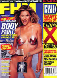 FHM UK February 2004 magazine back issue cover image