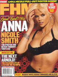 Nicole Smith magazine cover appearance FHM UK July 2004