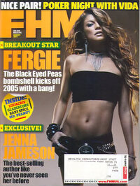 FHM UK January 2005 magazine back issue cover image