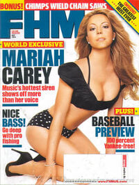 Mariah Carey magazine cover appearance FHM UK # 56, May 2005