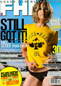 FHM UK September 2007 magazine back issue cover image