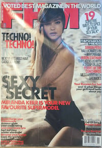 FHM UK November 2008 magazine back issue cover image