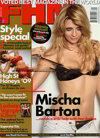 FHM UK April 2009 magazine back issue cover image