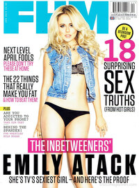 FHM UK April 2012 magazine back issue cover image