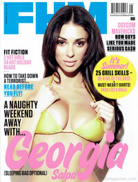 FHM UK August 2012 Magazine Back Copies Magizines Mags