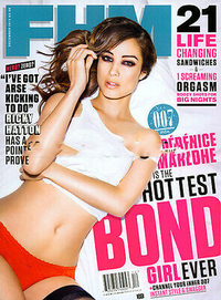 FHM UK December 2012 magazine back issue cover image