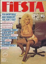 Fiesta Vol. 18 # 7 magazine back issue Fiesta magizine back copy Fiesta Vol. 18 # 7 British Softcore Pornographic Magazine Back Issue Published in the UK by Galaxy Publications Ltd. You Know What Knee Tremblers Are Don't You.