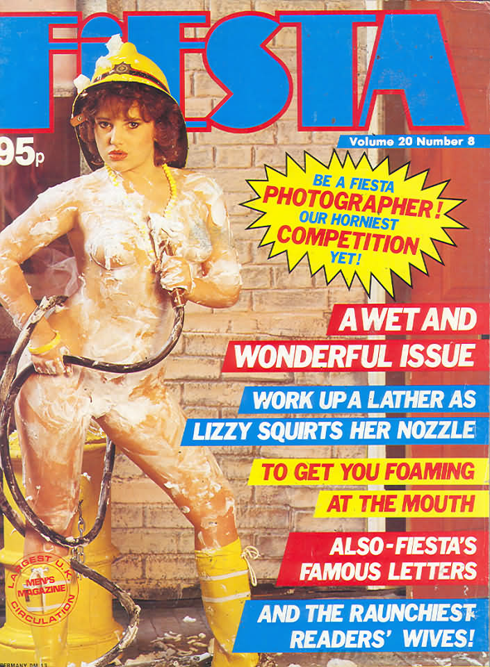 Fiesta Vol. 20 # 8 magazine back issue Fiesta magizine back copy Fiesta Vol. 20 # 8 British Softcore Pornographic Magazine Back Issue Published in the UK by Galaxy Publications Ltd. A Wet And Wonderful Issue .
