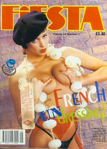 Fiesta Vol. 24 # 2 magazine back issue Fiesta magizine back copy Fiesta Vol. 24 # 2 British Softcore Pornographic Magazine Back Issue Published in the UK by Galaxy Publications Ltd. Category 1 Restricted Not Available To Persons Under 18 Years.