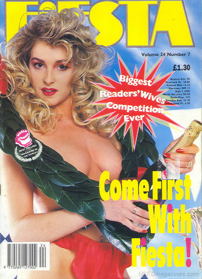 Fiesta Vol. 24 # 7 magazine back issue Fiesta magizine back copy Fiesta Vol. 24 # 7 British Softcore Pornographic Magazine Back Issue Published in the UK by Galaxy Publications Ltd. Biggest Readers Wives Competition Ever.