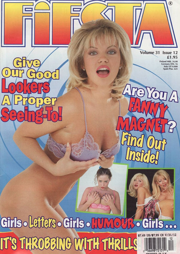 Fiesta Vol. 31 # 12 magazine back issue Fiesta magizine back copy give our good lookers a proper seeing to are you a fanny magnet find out inside girls letters girls 