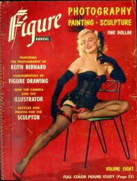 Figure Photography Annual # 8, Annual 1959 magazine back issue cover image
