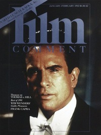Film Comment January/February 1992 magazine back issue cover image