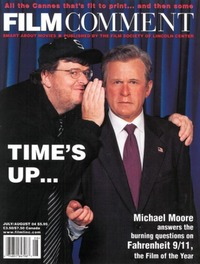 Michael Moore magazine pictorial Film Comment July/August 2004