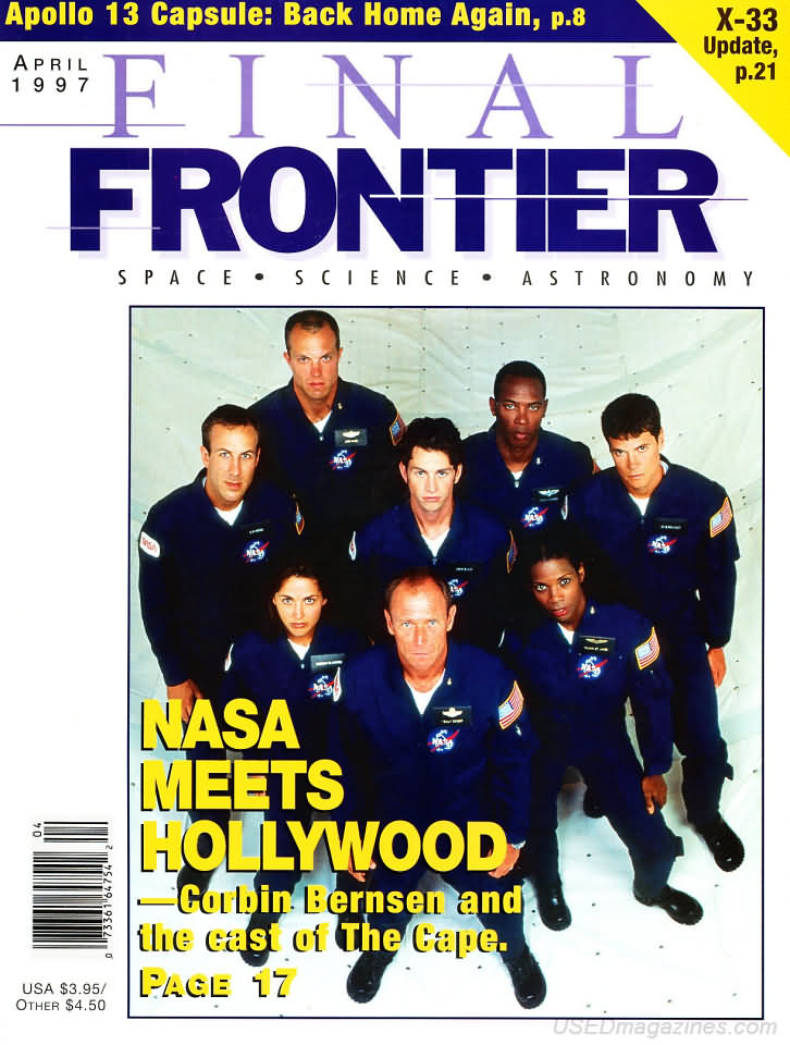 Final Frontier April 1997 magazine back issue Final Frontier magizine back copy 