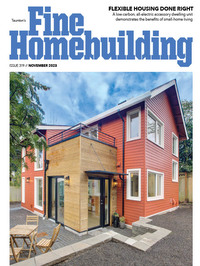 Fine Homebuilding November 2023 Magazine Back Copies Magizines Mags
